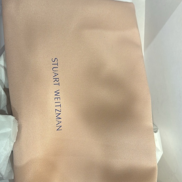 NWT Size 7B Stuart Weitzman black leather espadrille - Picture 5 of 6